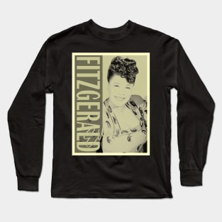 Smooth Details - Ella Fitzgerald Long Sleeve T-Shirt